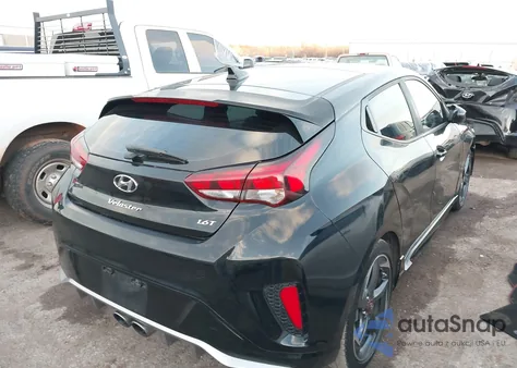 2020 Hyundai Veloster Turbo из США, поврежденный, VIN KMHTH6AB6LU023008